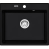 Czarny Zlewozmywak Granitowy Andante 1-Komorowy - Luksus i Funkcjonalność w Twojej Kuchni!