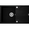 Zlewozmywak granitowy Andante Flush z ociekaczem – luksusowy akcent w Twojej kuchni!