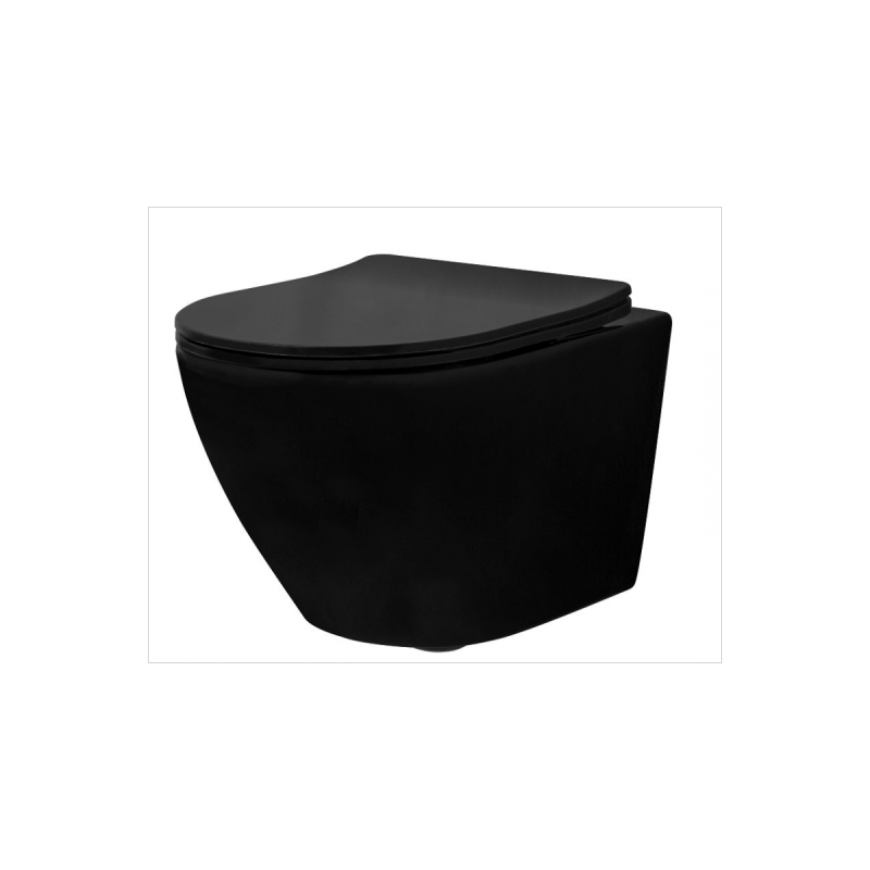 Elegancki zestaw podtynkowy WC CARLO BLACK - Połączenie stylu i nowoczesnej funkcjonalności!