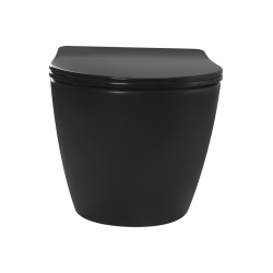 Elegancki zestaw podtynkowy WC CARLO BLACK - Połączenie stylu i nowoczesnej funkcjonalności!