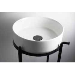 Stylowa Konsola Łazienkowa Nero - Stojące Eleganckie Wyposażenie z Uchwytem na Ręcznik