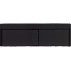 Elegancka Umywalka Granitowa Nablatowa NERO 1200mm z Maskownicą – Antybakteryjna i Hydrofobowa