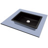 Granitowa Umywalka Antybakteryjna Nero 50x35 cm - Elegancja i Funkcjonalność w Twojej Łazience!