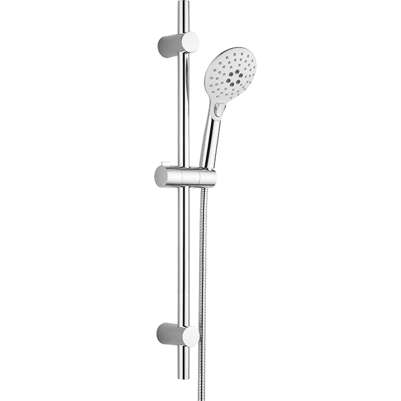 Stylowy Zestaw Prysznicowy BOHO Chrom/Białe - Elegancja i Komfort Na Co Dzień!