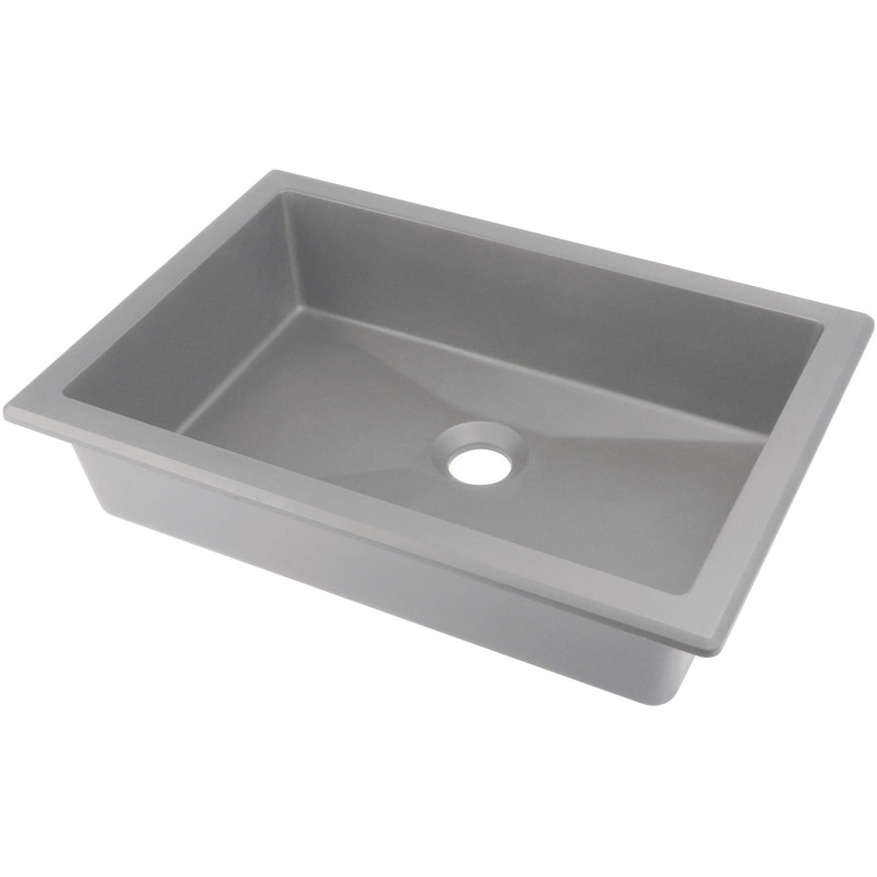 Ekskluzywna umywalka granitowa GreyStone – podblatowa, wpuszczana, antybakteryjna