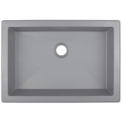 Ekskluzywna umywalka granitowa GreyStone – podblatowa, wpuszczana, antybakteryjna