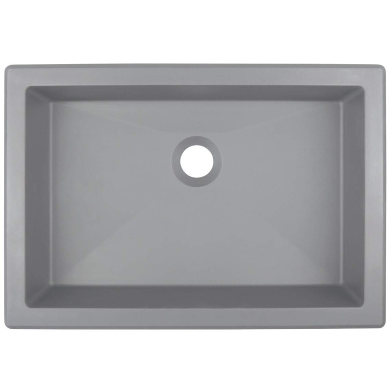 Ekskluzywna umywalka granitowa GreyStone – podblatowa, wpuszczana, antybakteryjna