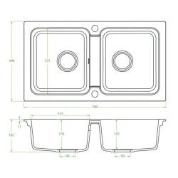 Stylowy Zlewozmywak Granitowy Madagaskar - Luksus i Funkcjonalność w Twojej Kuchni!