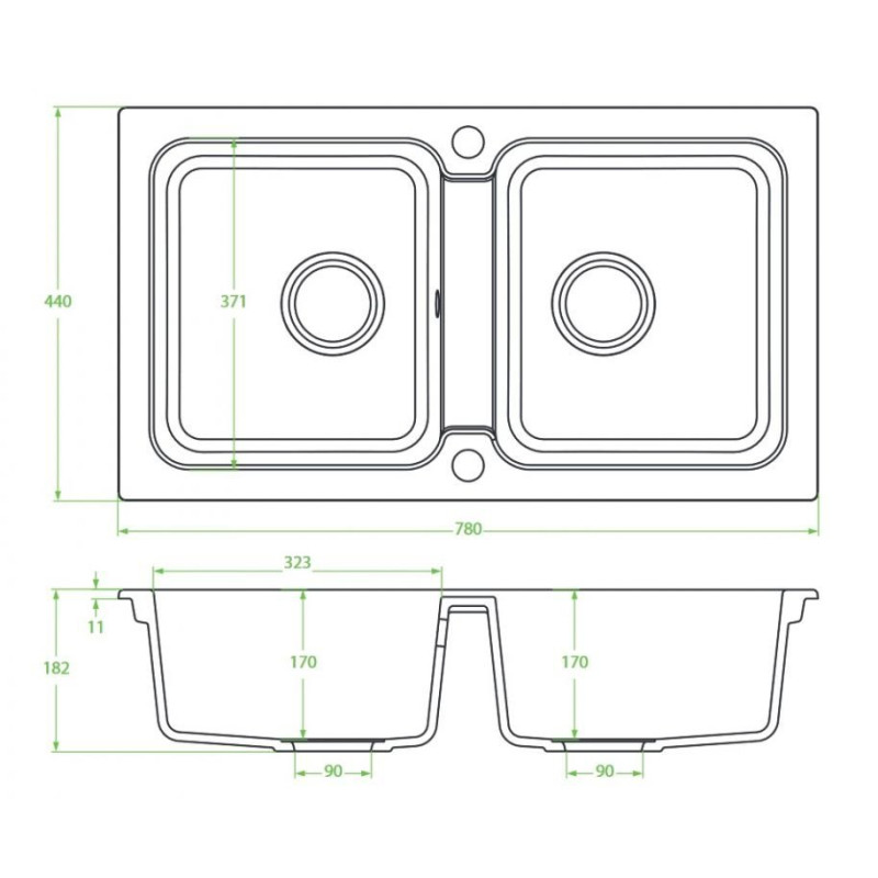 Stylowy Zlewozmywak Granitowy Madagaskar - Luksus i Funkcjonalność w Twojej Kuchni!
