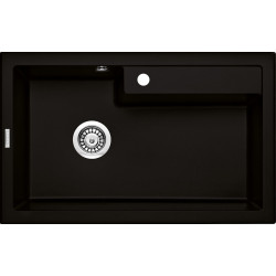 Granitowy Zlewozmywak Eridan 80x50 cm - Styl i Funkcjonalność w Każdej Kuchni!