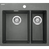 Zlewozmywak Eridan 1,5-komorowy 60x52 Antracyt – Styl i Funkcjonalność dla Twojej Kuchni!