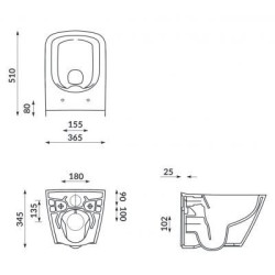 Miski CITY SQUARE z Deską Slim - Nowoczesność i Wygoda dla Twojej Kuchni