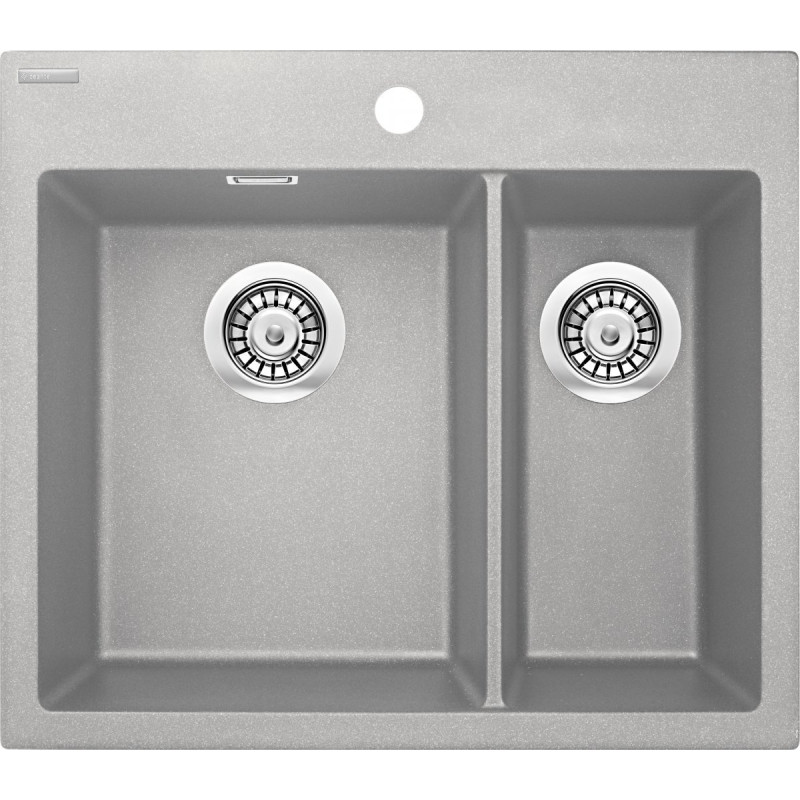 Zlewozmywak Eridan 1,5-komorowy w Szarym Metalu – Twój Stylowy Kuchenny Wybór!