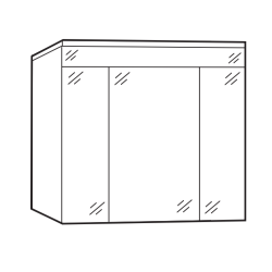 Szafka Lustrzana Premium OLEX E80 - Elegancja i Praktyczność w Jednym