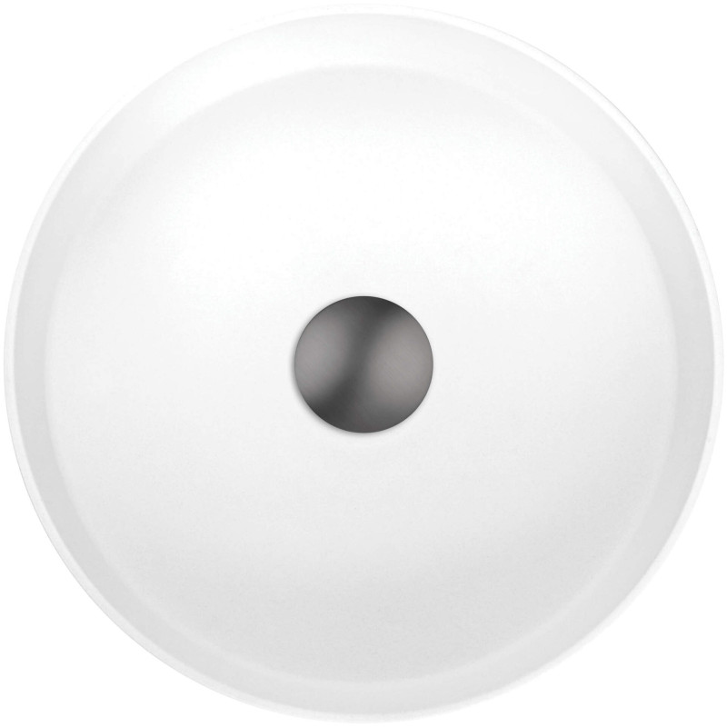 Granitowa Umywalka Nablatowa Alabaster - Perfekcja i Antybakteryjna Ochrona!