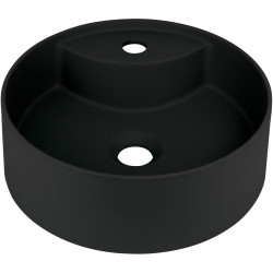 Granitowa Umywalka NERO z Miejscem na Baterię - Nowoczesny Design i Funkcjonalność