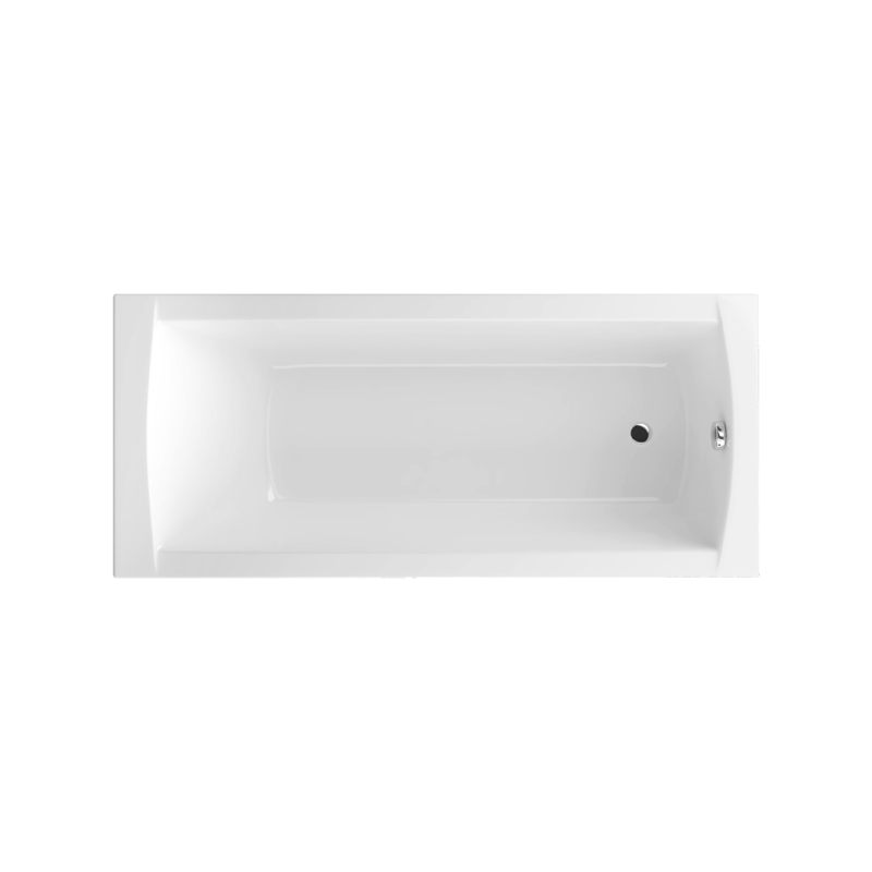 Aquaria wanna prostokątna 150x70 cm, biały połysk