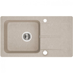 Zlewozmywak granitowy Rio beżowy - stylowy wybór dla każdej nowoczesnej kuchni!