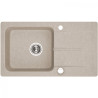Zlewozmywak granitowy Rio beżowy - stylowy wybór dla każdej nowoczesnej kuchni!