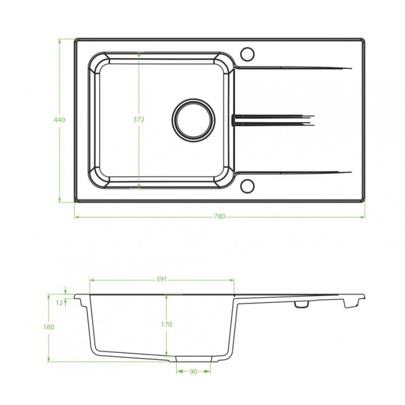 Zlewozmywak granitowy Rio beżowy - stylowy wybór dla każdej nowoczesnej kuchni!