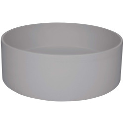 Luksusowa umywalka nablatowa z granitu: szary metalik, antybakteryjna, hydrofobowa