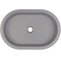 Granitowa Umywalka Podblatowa w Szarym Metaliku – Elegancja i Funkcjonalność w Jednym!