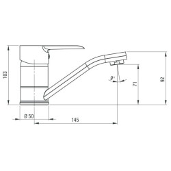 Chromowana bateria Corio z obrotową wylewką – elegancja i funkcjonalność BFC_026M