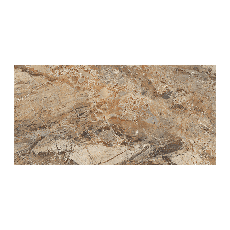 Ekskluzywny Gres Polerowany BRECCIA BROWN 60x120 cm - Luksusowa Ściana i Podłoga!