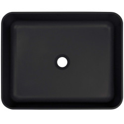 Umywalka Granitowa Nero 50cm - Luksusowa, Antybakteryjna, Nablatowa!