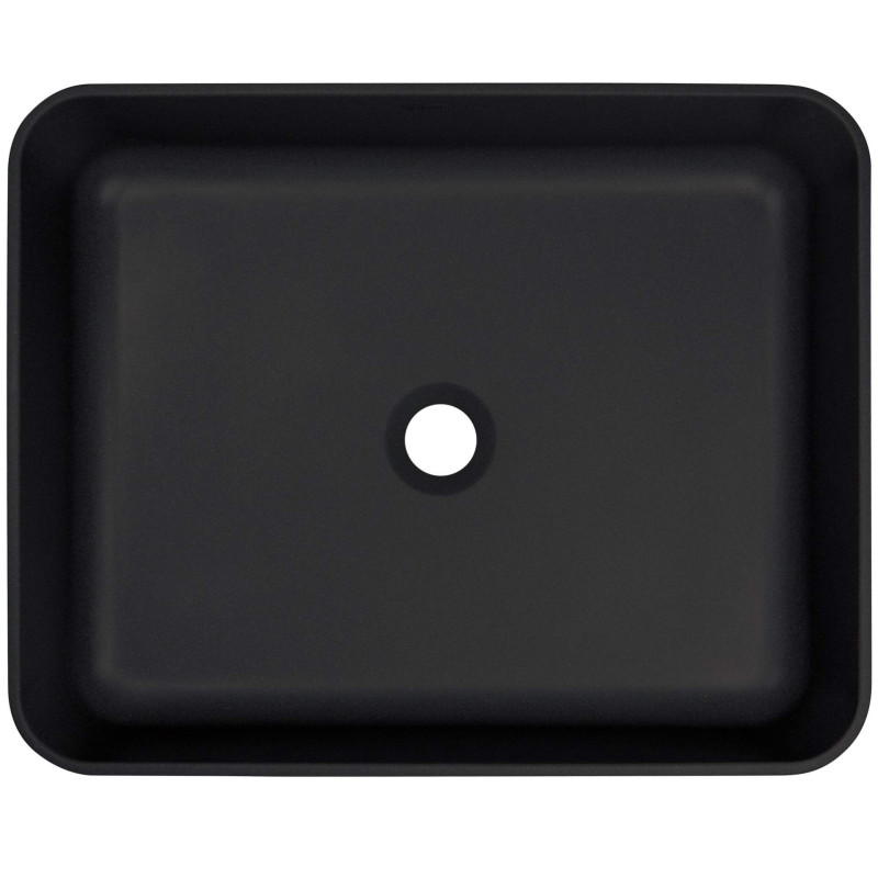 Umywalka Granitowa Nero 50cm - Luksusowa, Antybakteryjna, Nablatowa!