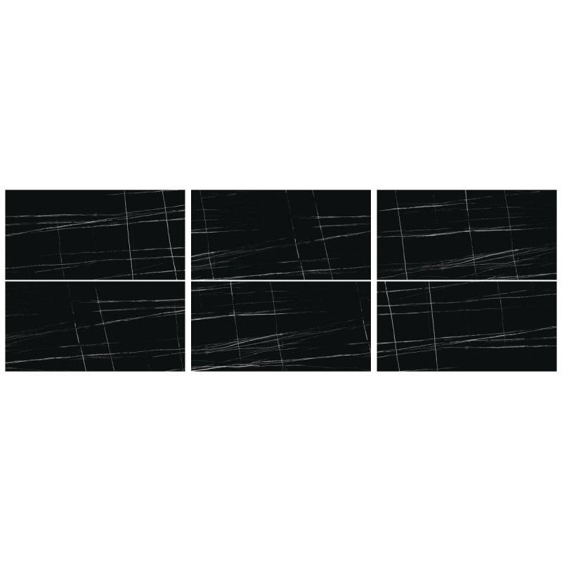 Ekskluzywny Gres MARKINIA BLACK, Wysoki Połysk, 60x120 cm - Luksus w Twoim Wnętrzu!