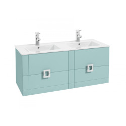 Nowoczesna szafka wisząca LINES D120 - Elegancja i funkcjonalność (2x D60)