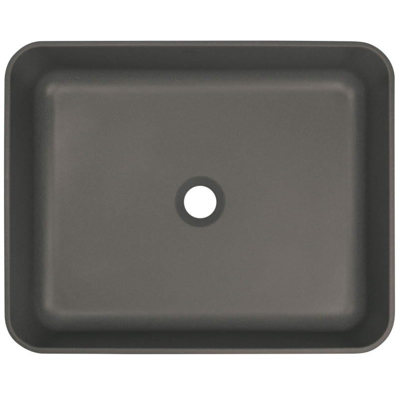 Stylowa umywalka granitowa antracytowa, nablatowa 40x50 cm - nowoczesność i elegancja!