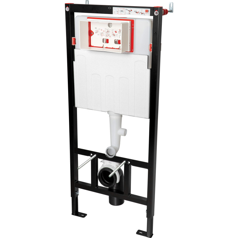 Innowacyjny Stelaż WC z Odprowadzeniem Zapachów - Cicha Technologia i Regulowana Wysokość