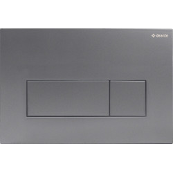 Slim Titanium - Dwudzielny Przycisk Spłukujący do Stelaży Podtynkowych, Matowy Design