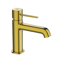 Laveo Pola bateria umywalkowa stojąca złota