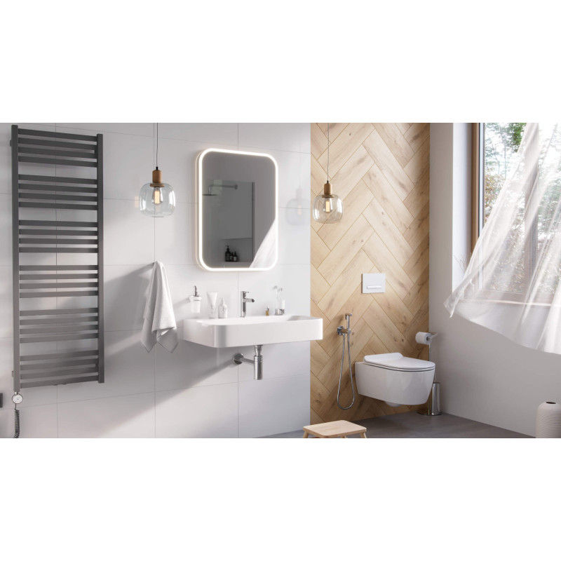 PI bateria umywalkowa stojąca, chrom