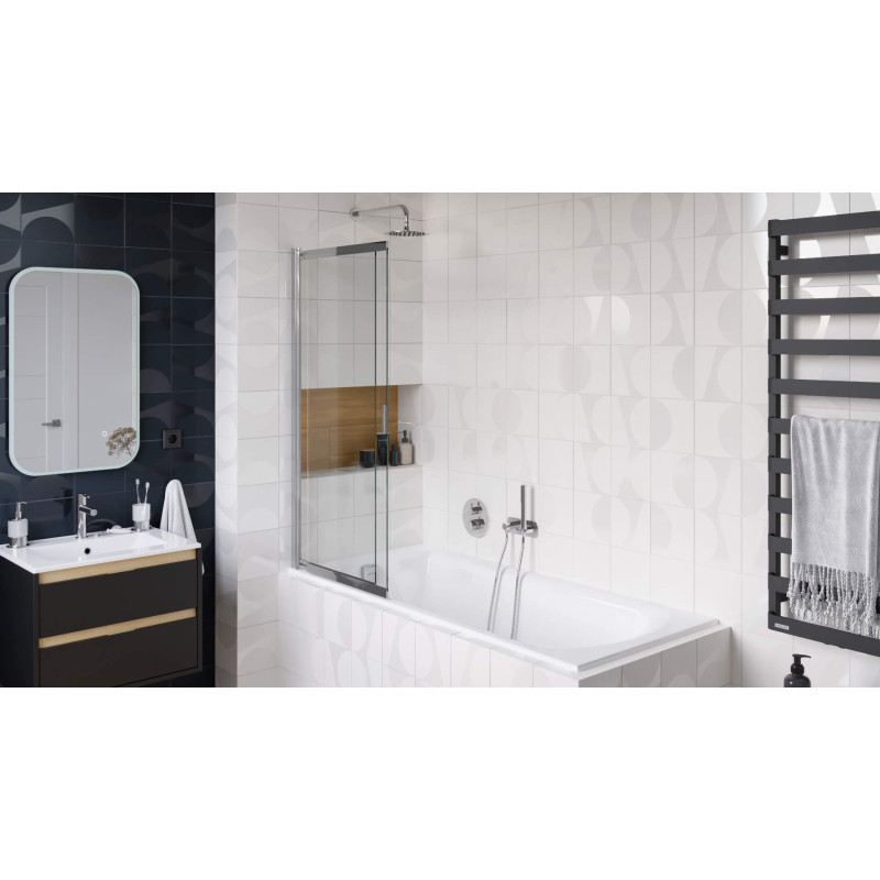 PI bateria umywalkowa stojąca, chrom