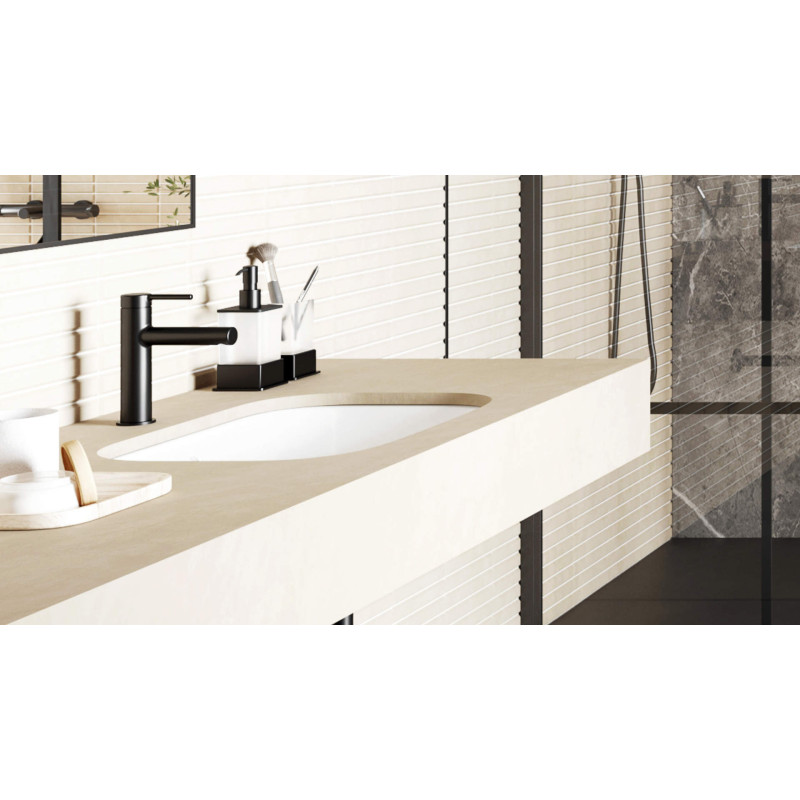 Excellent PI bateria umywalkowa stojąca  czarny mat