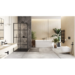 Excellent PI bateria umywalkowa stojąca  czarny mat