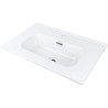 Ceramiczna umywalka 60 cm z otworem na baterię - elegancja i trwałość na lata