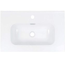 Ceramiczna umywalka 60 cm z otworem na baterię - elegancja i trwałość na lata