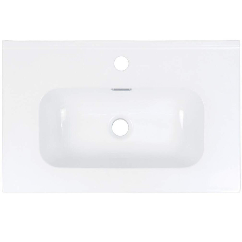 Ceramiczna umywalka 60 cm z otworem na baterię - elegancja i trwałość na lata