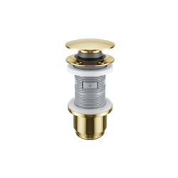 Korek klik-klak umywalkowo-bidetowy, złoty połysk