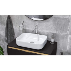 PI bateria umywalkowa stojąca wysoka, chrom