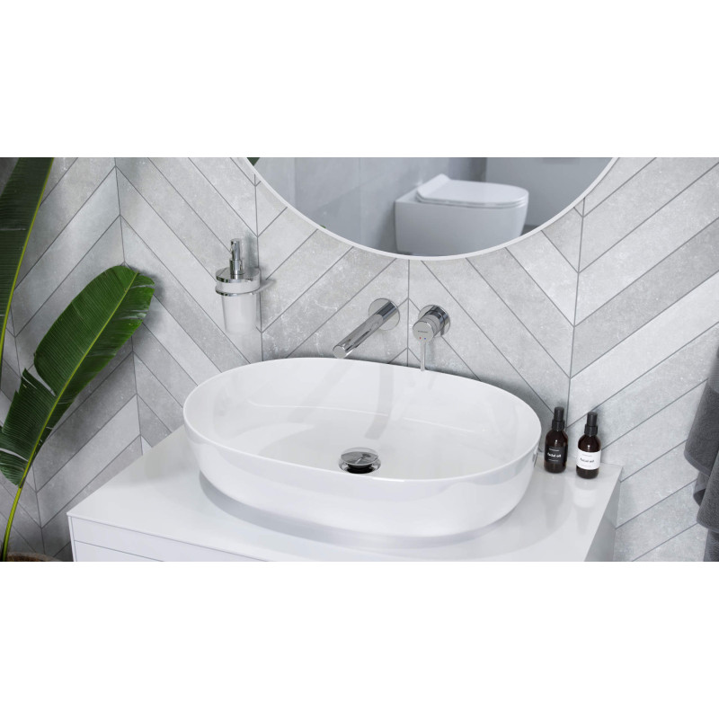 PI bateria umywalkowa podtynkowa komplet, chrom