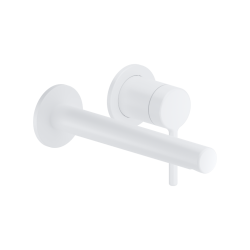 PI bateria umywalkowa podtynkowa komplet, biały mat