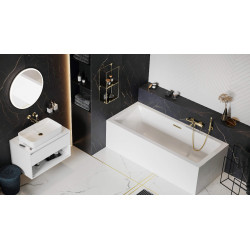 Excellent PI bateria umywalkowa podtynkowa komplet  złoty połysk