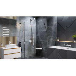 PI bateria wannowo-prysznicowa, biały mat