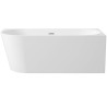 Stylowa Wanna Akrylowa 160 cm – Elegancja i Komfort, montaż przyścienny lub wolnostojący